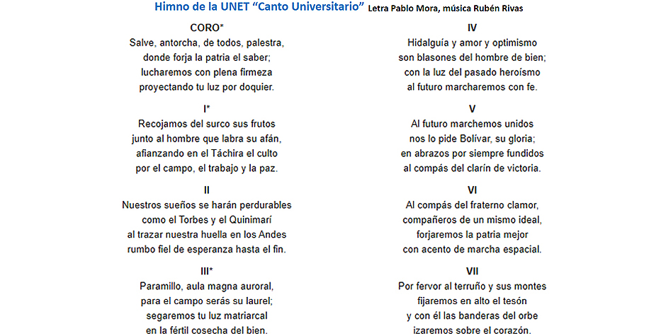 Himno UNET Luz 3